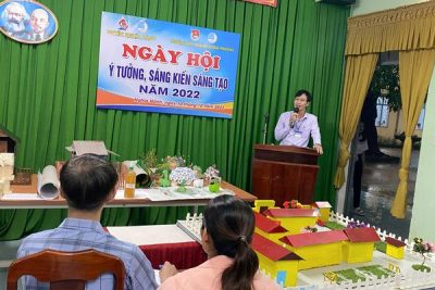 Trường THPT Nguyễn Công Phương tổ chức cho học sinh các khối lớp thi Ý tưởng,  sáng tạo năm 2022